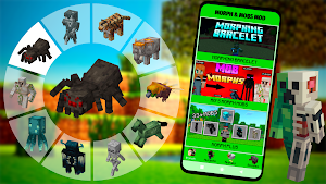 Morph & Mobs Mod For Minecraft Screenshot 0