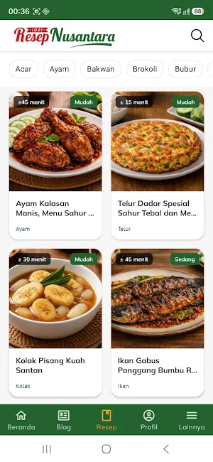 1001 Resep Nusantara Screenshot 2