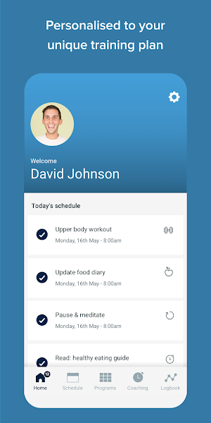 AFit Client Portal Screenshot 1