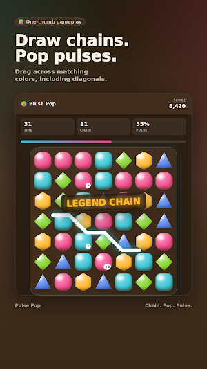 Pulse Pop: Chain Match Screenshot 1