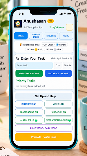 Anushasan: Self Discipline App Screenshot 2