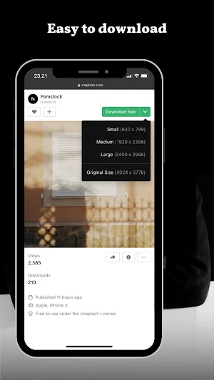 Unsplassh-Image stock guidance Screenshot 2