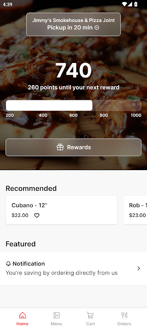 Jimmy's Smokehouse Screenshot 0