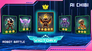AI Chibi Robot Battle Screenshot 2