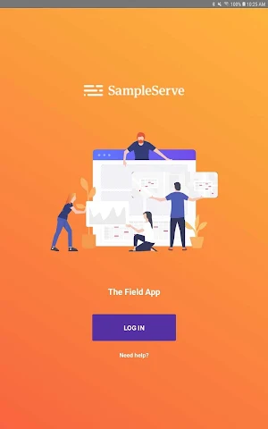 SampleServe Field App Screenshot 0