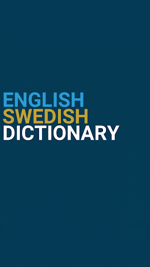 English : Swedish Dictionary Screenshot 0