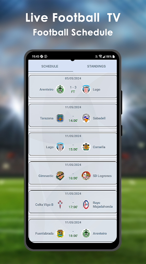 Live Football TV HD Streaming Screenshot 1