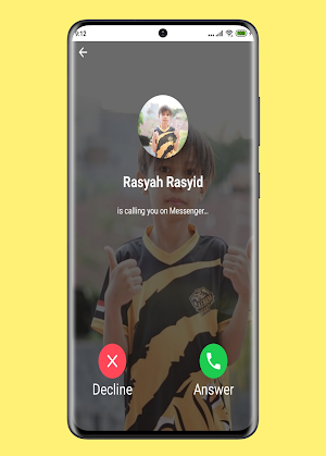 Rasyah Rasyid Call You - Fake Video Call Prank Screenshot 3
