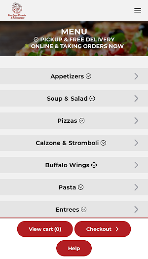 Two Guys Pizzeria Screenshot 0