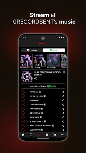10RECORDSENT- Official App Screenshot 2