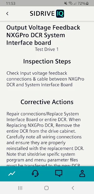SIDRIVE IQ Troubleshoot Screenshot 3
