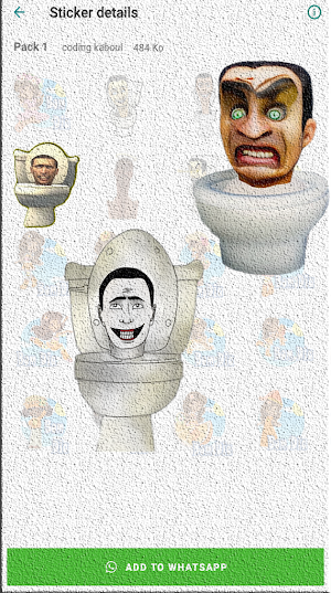 Skibidi Toilet stickers Screenshot 0