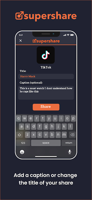 SuperShare - sharing made easy Screenshot 1
