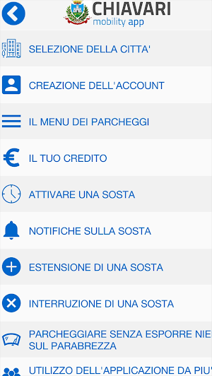 Chiavari Mobility App Screenshot 3