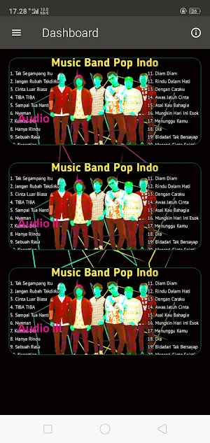 Music Band Pop Indo Screenshot 1