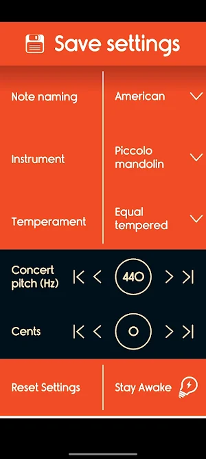 Mandolin Tuner Screenshot 1