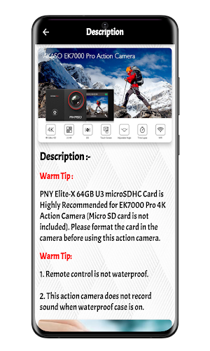 AKASO EK7000 Pro Camera Guide Screenshot 3