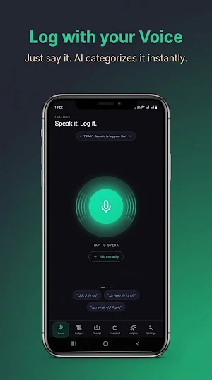 Tapsayve: AI Expense Tracker Screenshot 1