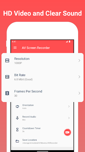 AV Screen Recorder Screenshot 2