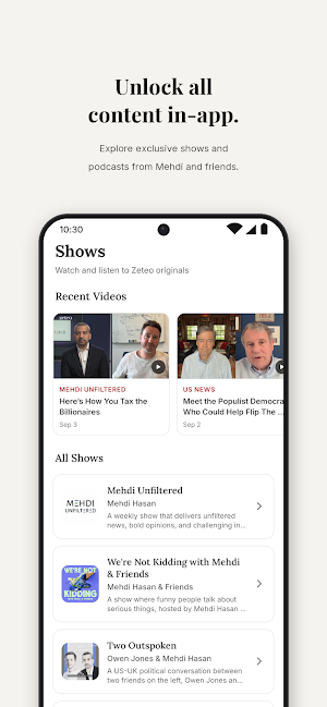 Zeteo News Screenshot 1