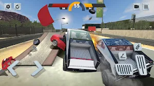 Cyber Track Crash Simulator Screenshot 1