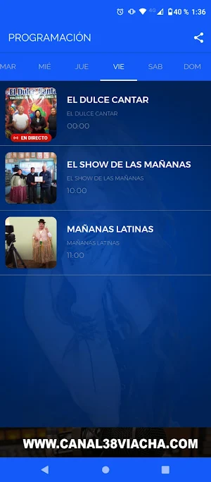 Canal 38 Viacha Screenshot 0