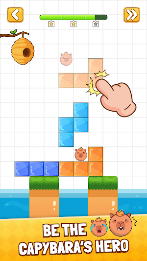 Capybara Rescue: Block Puzzle Screenshot 0