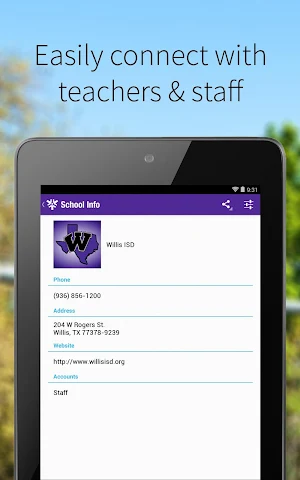 Willis ISD Screenshot 1