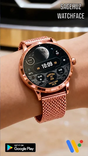 A138 Moon Watchface Screenshot 0