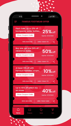 Famous Footwear Coupons Screenshot 1