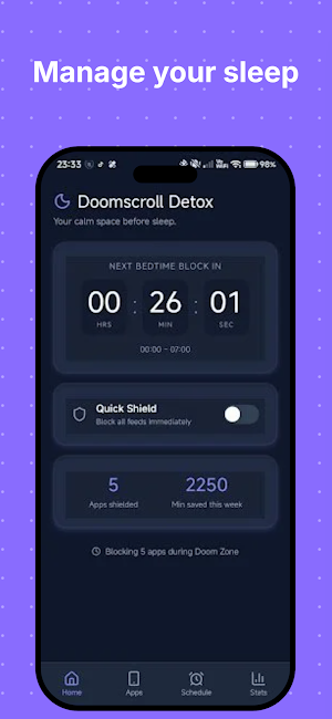 Focus Detox: App Blocker Screenshot 0