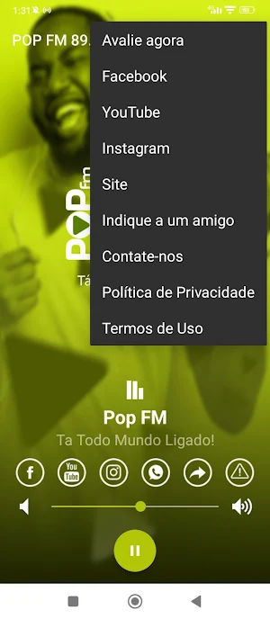 Pop 89 FM - Cajati Screenshot 3