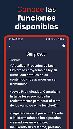 CongresoCl Screenshot 3