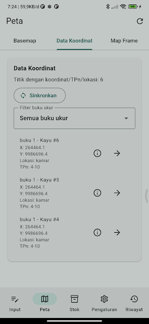 RimbaLog Screenshot 2