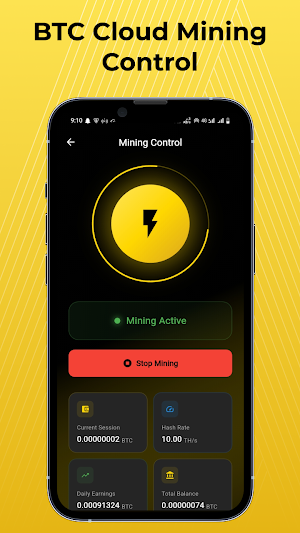 BTC Cloud Mining Simulator Screenshot 3