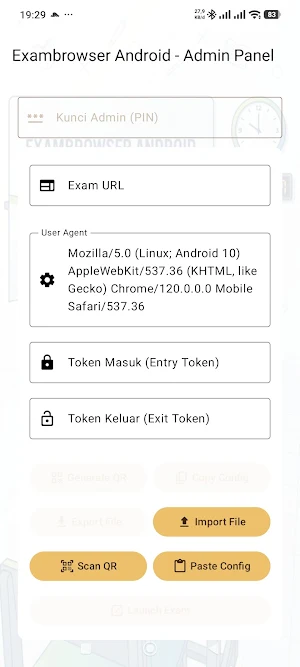 Exambrowser Android Screenshot 1