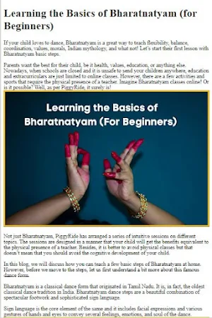 How to Dance Bharatanatyam Screenshot 1
