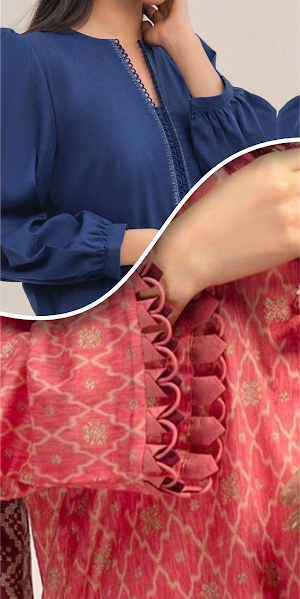 Girls Kurti Sleeves Designs Screenshot 2