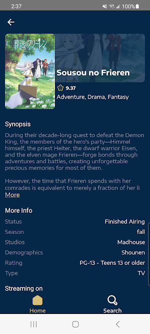Anime Lookup Screenshot 1
