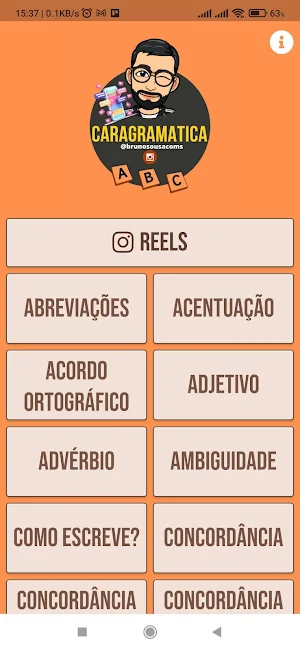 Cara, Gramática! Screenshot 1