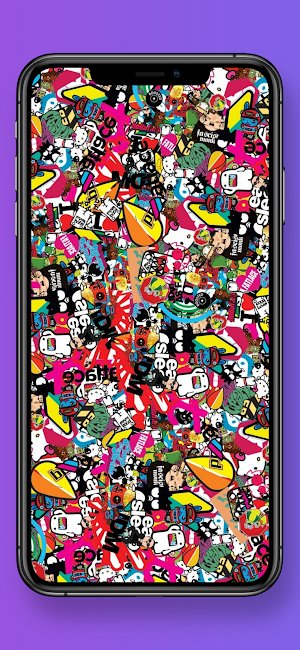 Cute Doodle Art Wallpaper Screenshot 2