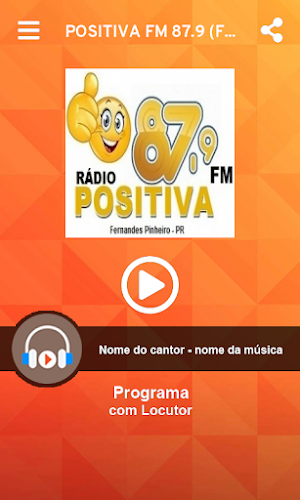 POSITIVA FM 87.9 (FERNANDES PINHEIRO PR) Screenshot 0