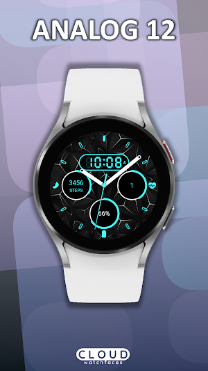 Analog 12 watch face Screenshot 0