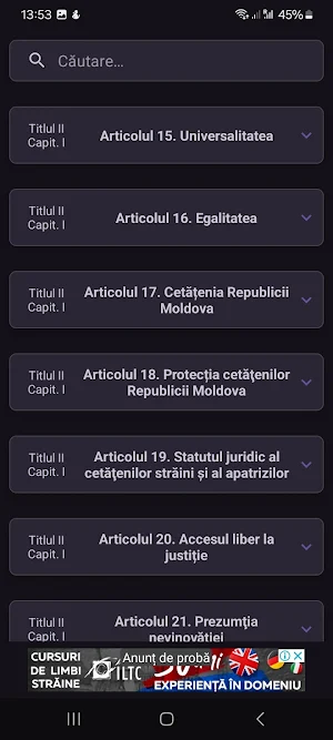 Конституция Молдовы Screenshot 3