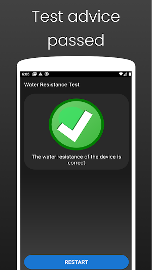 Water Resistance Test Screenshot 2