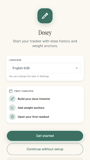 Dosey: GLP-1 Tracker Screenshot 0