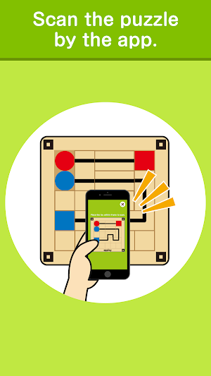 Route Finder - applay | Wooden puzzle × App Screenshot 2