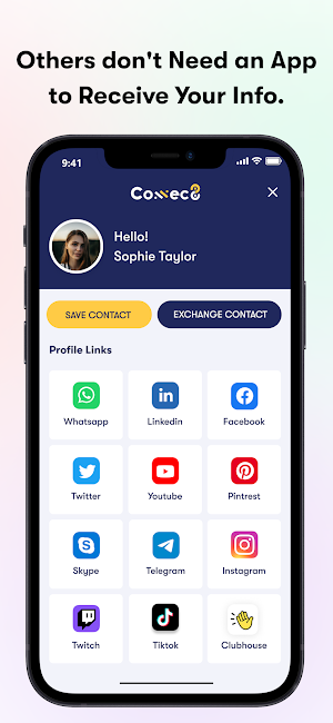 Connec8: Digital Business Card Screenshot 3