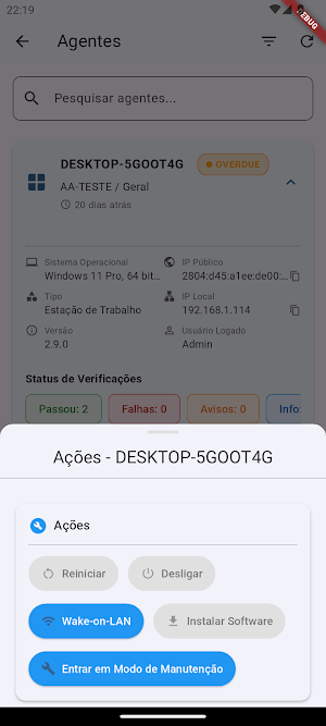 TRMM Cliente Screenshot 2