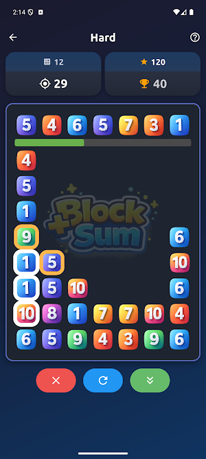 BlockSum: Number & Math Game Screenshot 2